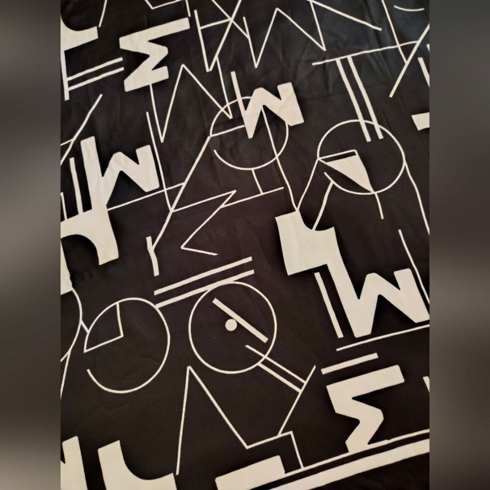 Joseph Ribkoff Abstract Black & White Scarf - Picture 11 of 12